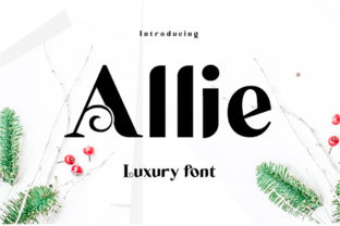 Allie Display Font for Editorial and Crafting Projects