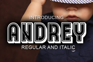 Andrey: The Bold Retro Display Font for Standout Campaigns