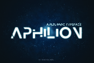 Aphilion: The Futuristic Display Font for Bold Brand Identity