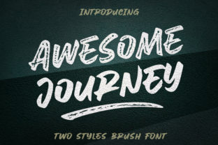 Awesome Journey Typeface for Bold Brand Identity
