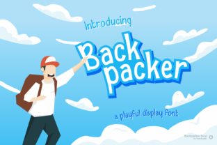 Backpacker Font for a Lively Editorial Design