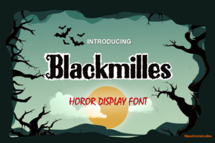 Blackmilles: The Spooky Display Font for High-Impact Halloween Campaigns