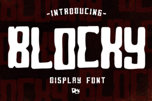 Blocky Display Font Review for Bold Campaign Design