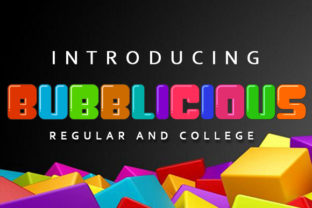 Bubblicious: The Sweet Display Font for Birthday and Circus-Themed Crafts