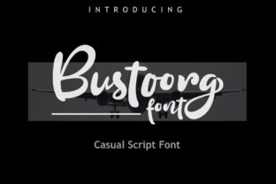 Bustoorg: The Casual Display Font for Bold Campaign Visuals