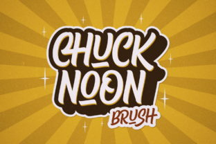 Chuck Noon Brush Typeface for Vintage Digital Branding