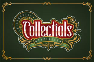 Collectials Display Font for Circus and Carnival Branding