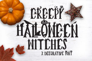 Creepy Halloween Witches: The Ultimate Display Font for Seasonal Campaigns