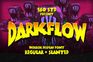 Darkflow: A Spooky Display Font for Editorial Horror Design
