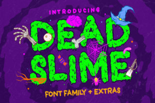 Dead Slime: The Spooky Display Font for Bold Brand Identity