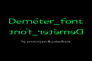 Deméter Typeface: A Modern Display Font for Editorial Design