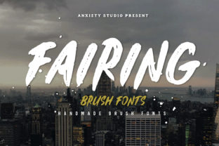 Fairing: The Hand-Painted Display Font for Artisan Brands