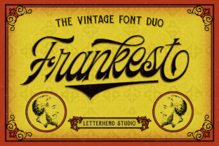 Frankest Vintage Display Font Review for Makers