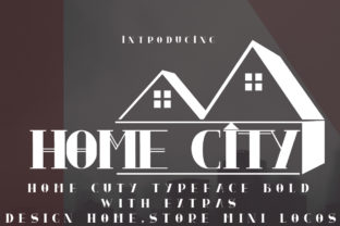 Home City Typeface: A Bold Display Font for Handmade Branding