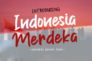 Indonesia Merdeka: The Brush Font That Elevates Small Business Branding