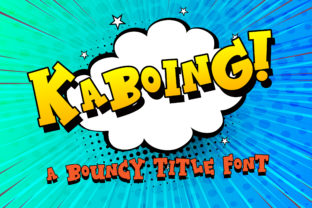Kaboing Font Adds Flavor to Your Display Typography