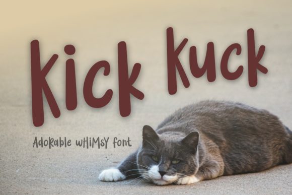 Kick Kuck Display Font for Marketers and Designers