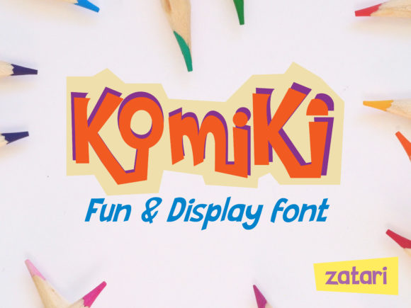 Komiki Font: A Playful Display Typeface for Your Brand