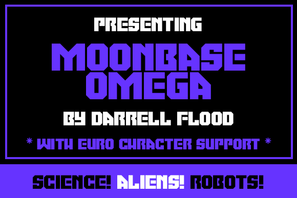 Moonbase Omega: Angular Sci-Font for Futuristic Editorial Design