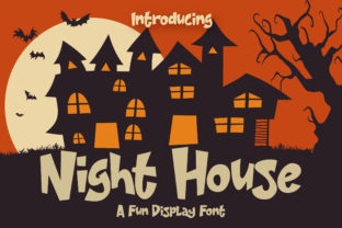 Night House Typeface for Spooky Digital Branding