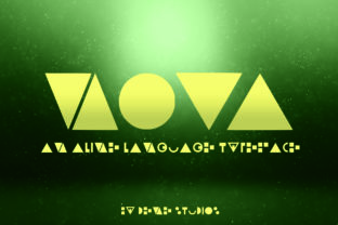 Nova Display Typeface for Bold Editorial Headings