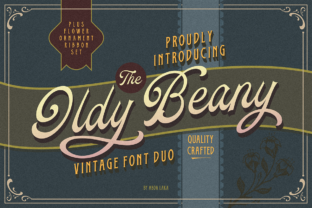 Oldy Beany Duo: A Vintage Font for Bold Branding Projects