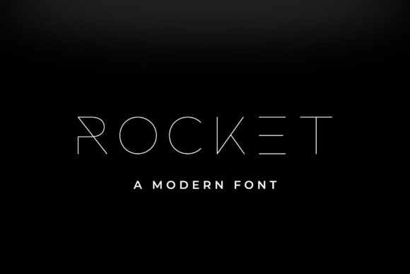 Rocket Wildness: A Futuristic Display Font for Modern Editorial Design