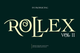 Rollex II: The Elegant Display Typeface for Contemporary Campaigns
