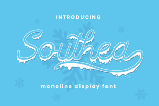 Southea Font: A Winter-Themed Display Typeface for Digital Projects
