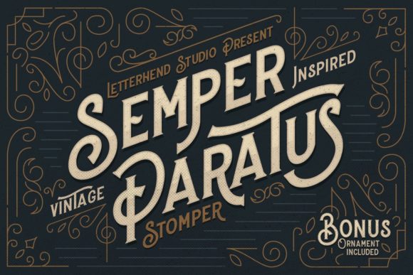 Stomper Vintage Display Font Review for Classic Branding