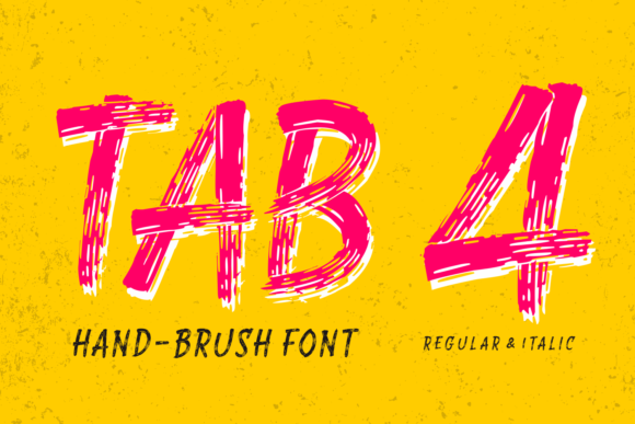Tab 4 Display Font: Bold Type for High-Impact Campaigns
