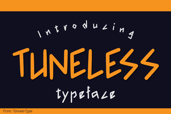Tuneless Free Download: A Sharp Display Font for Modern Design