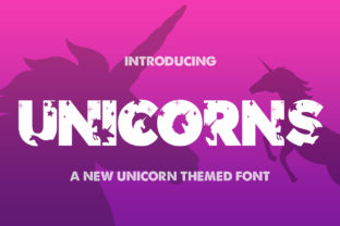 Unicorns: A Dreamy Display Font for Playful Campaign Design