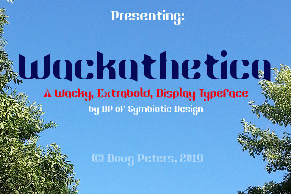 Wackathetica Font: A Playful Display Typeface for Creative Branding