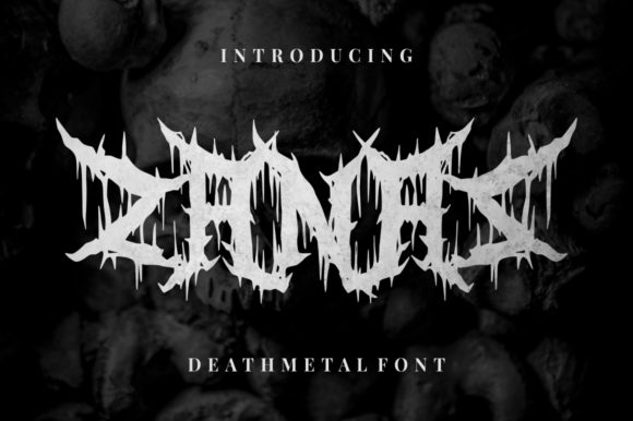 Zanaz Display Font for Edgy Campaign Design