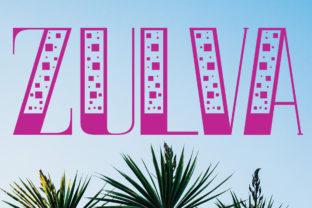 Zulva Display Font for Handmade Branding and Product Labels
